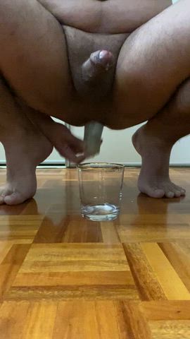One more! Milking and drinking it
