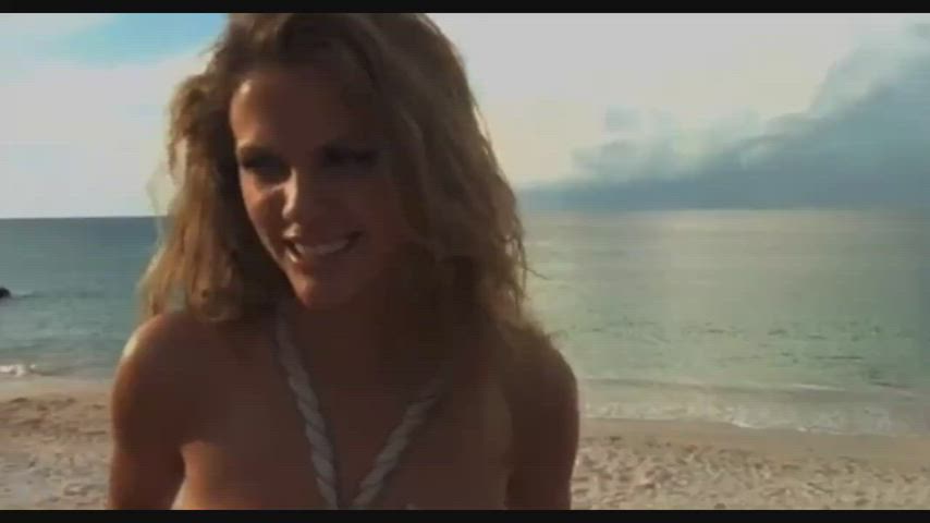 Brooklyn Decker in body paint for SI. 2009