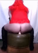 Anal Play Crossdressing Dildo gif
