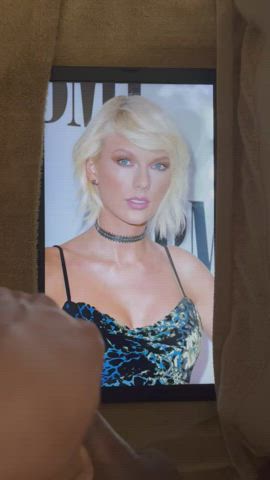 celebrity cock cum cumshot jerk off taylor swift tribute gif