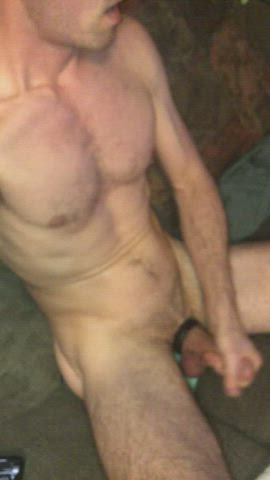 The ring feels good... so does the plug in my ass