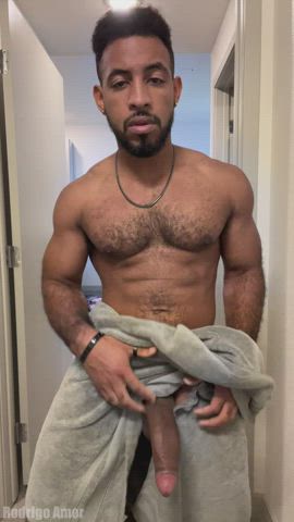amateur bbc big dick cuban hairy monster cock rodrigo amor solo thick cock towel