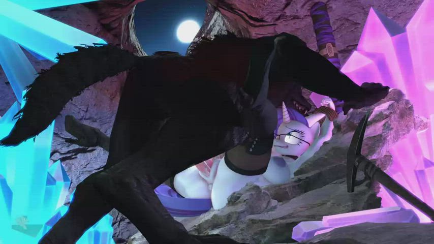cartoon crystal lust fantasy glasses high heels missionary monster cock sfm stockings