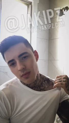 Shower T-Shirt Wet gif