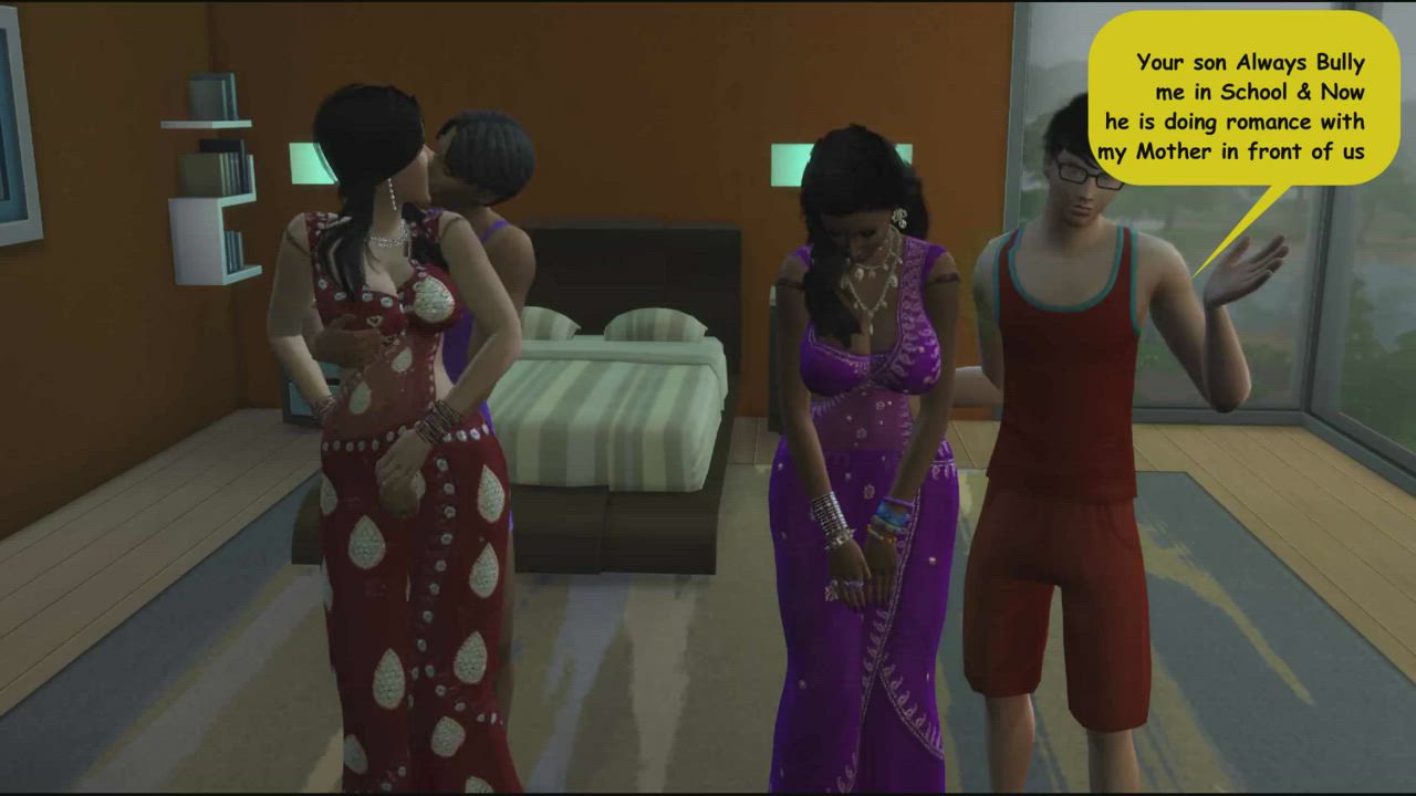 Foursome Mom Swapping gif