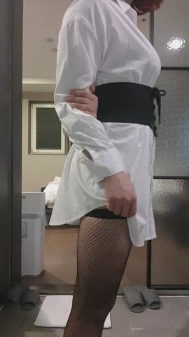asian ass crossdressing lingerie gif
