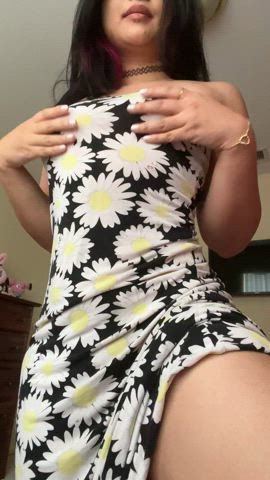Some metal hidden beneath my dress