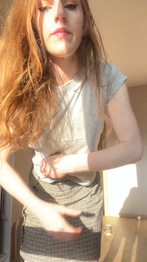 I know I'm cute in clothes but I hope to be even more so without 😏