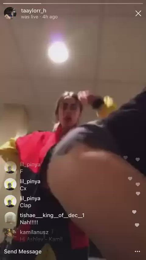 Amateur Big Ass College Dancing Non-nude Teen Thick TikTok Twerking Webcam Porn GIF