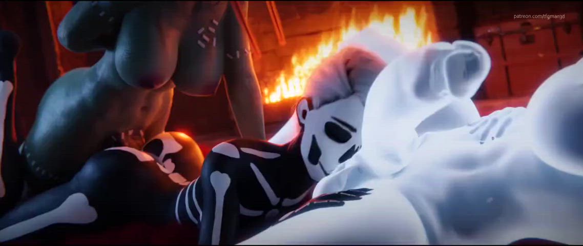 Brigitte, D.Va, and Pharah - "Spooky Threesome" (The Fastest GMan) [Overwatch]