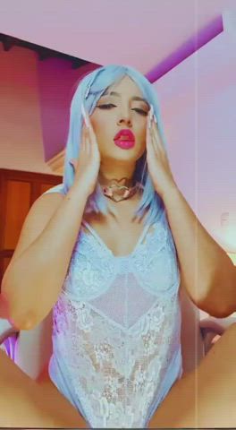Ahegao Cosplay Anime Teen Model Webcam Saliva Slave Porn GIF by kattyrobertss
