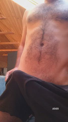 Like a jack in the box, except its my dick in my pants 😄