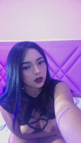 latina model nipples sensual small tits smile spanking teen teens gif
