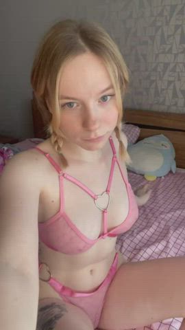 Boobs Cute Pigtails Teen gif