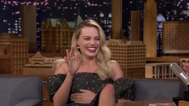 Margot Robbie - Laughing