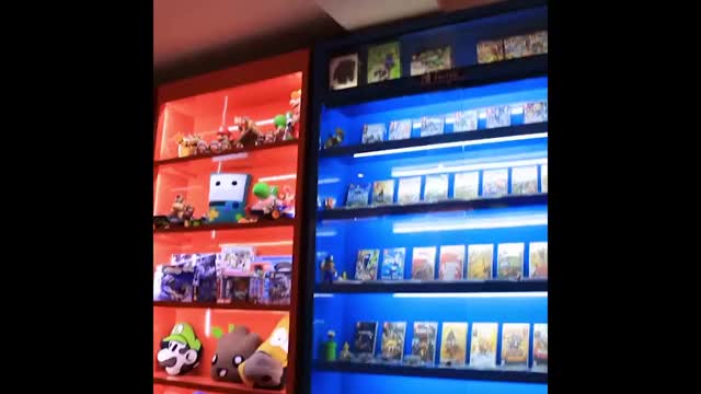 Mini skirt malfunction at the Nintendo store