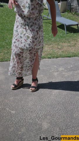 Golden Shower MILF Outdoor Pee Peeing Piss Pissing Pussy Lips Shaved Pussy gif