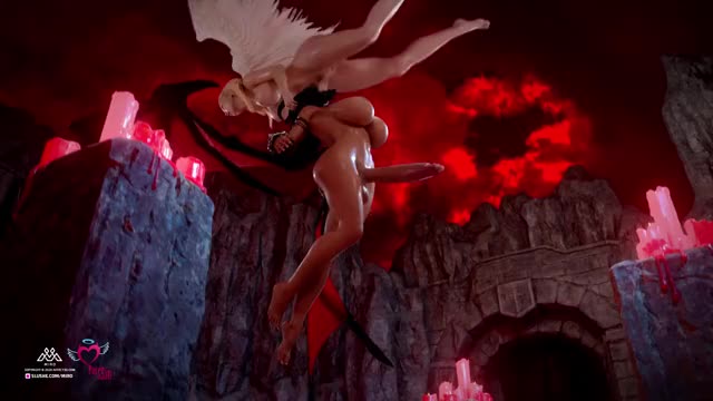 Two Hot Futa Arch Angels Deepthroat