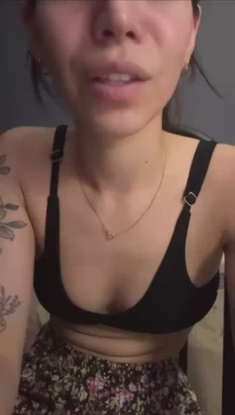 drool drooling fansly onlyfans spit spit on face gif