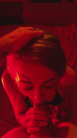 I love being shot in the face