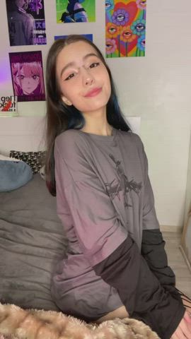 petite teen tits gif