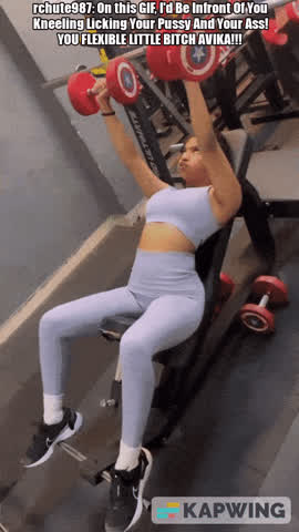 caption dirty talk flexible indian model gif