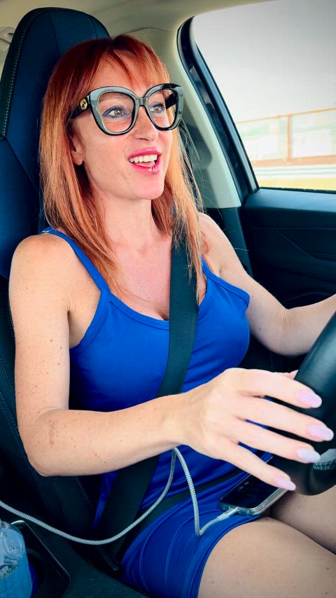 big tits milf muscular milf redhead gif