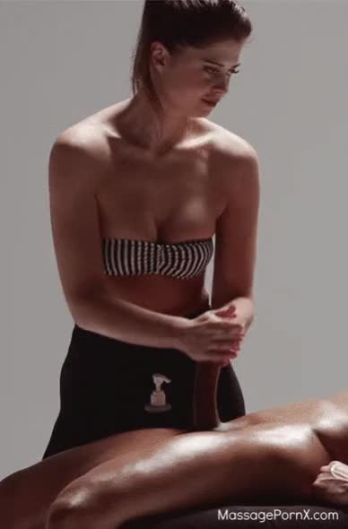 massage girl rub cock