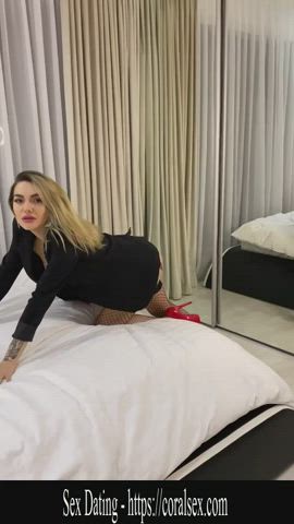 Amateur Busty Cum On Tits Kinky Leather NoFaceGirl Panties Petite Squeezing gif