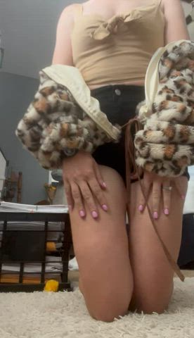 blonde boobs milf tease gif