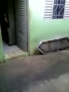 Dancing naked old lady