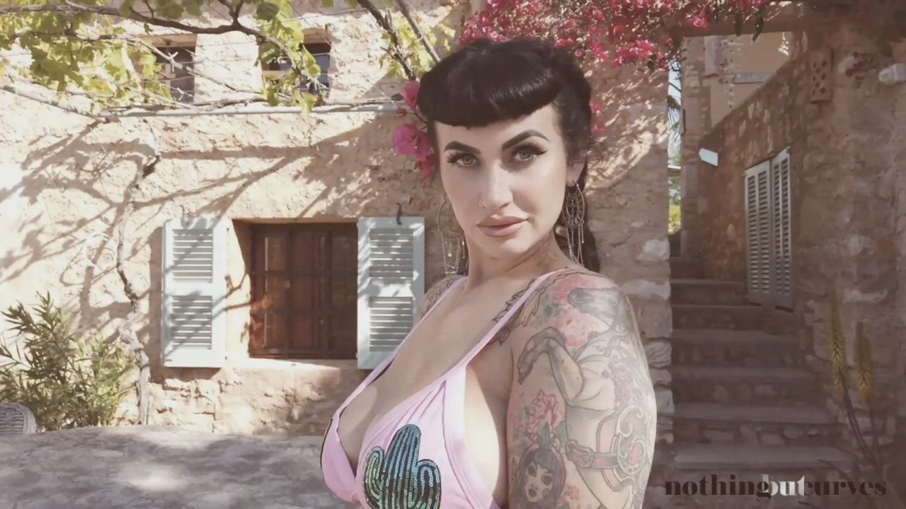 BBW Big Ass Curvy Tattoo gif