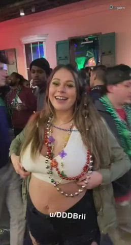 Flashing Mardi Gras Topless gif
