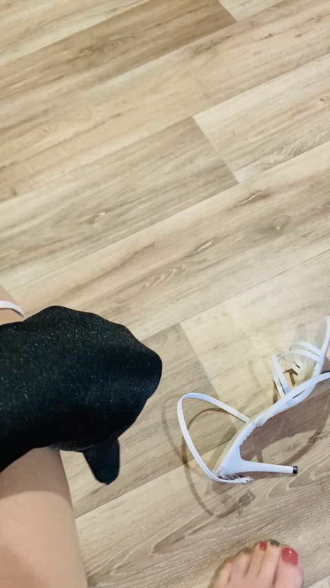 heels high heels nylons gif
