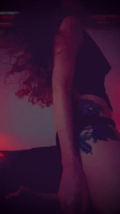 Slow motion redhead hair tosses