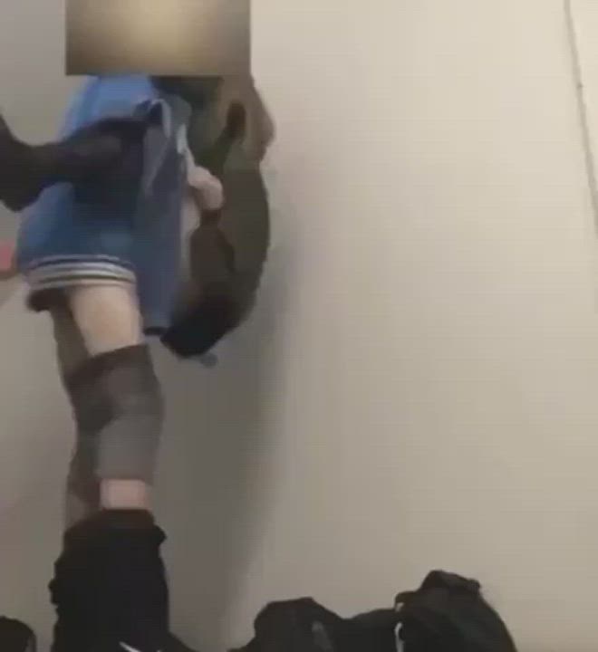 Public Rough Standing Doggy gif