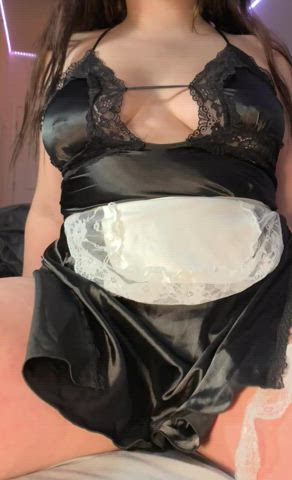 The maid loves wedgies, mind giving her a hand ?