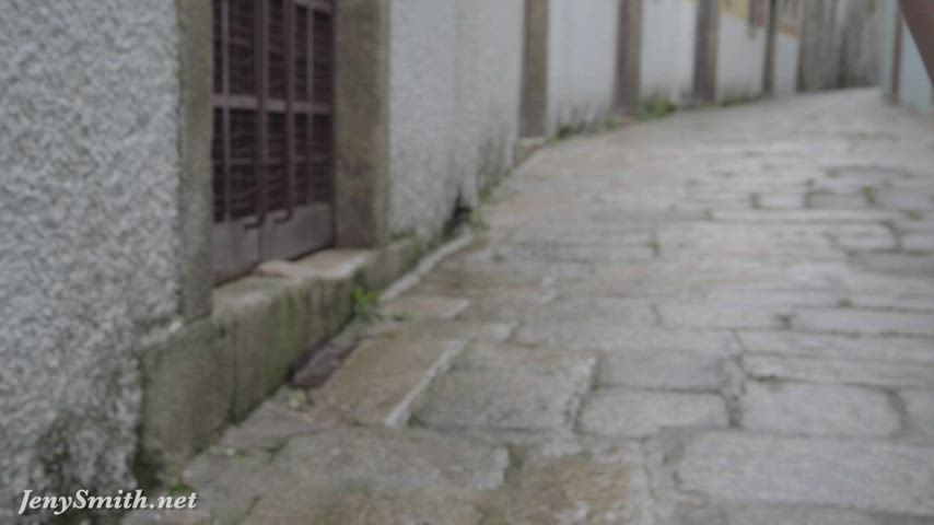 Goth Outdoor Pussy gif