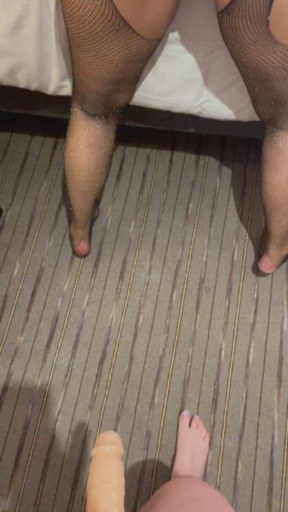 Lesbian OnlyFans Strap On gif