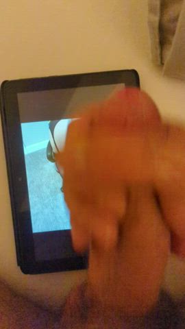 big dick cum cumshot jerk off male masturbation thick cock tribute gif