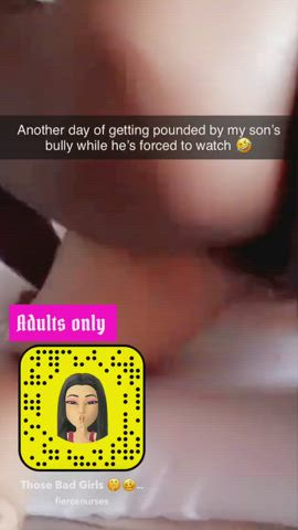 amateur bully milf gif