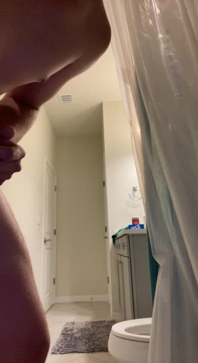 BWC Big Balls Big Dick Cum Cumshot Male Masturbation Masturbating Solo gif
