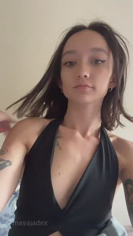 extra small filipina pinay small tits tattoo gif