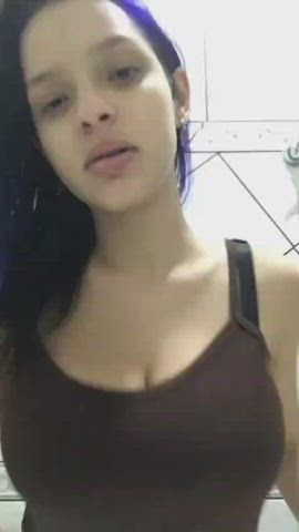 Amateur Big Tits Brazilian gif