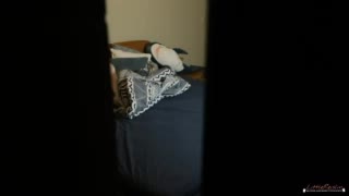 Young Step Sister while masturbating