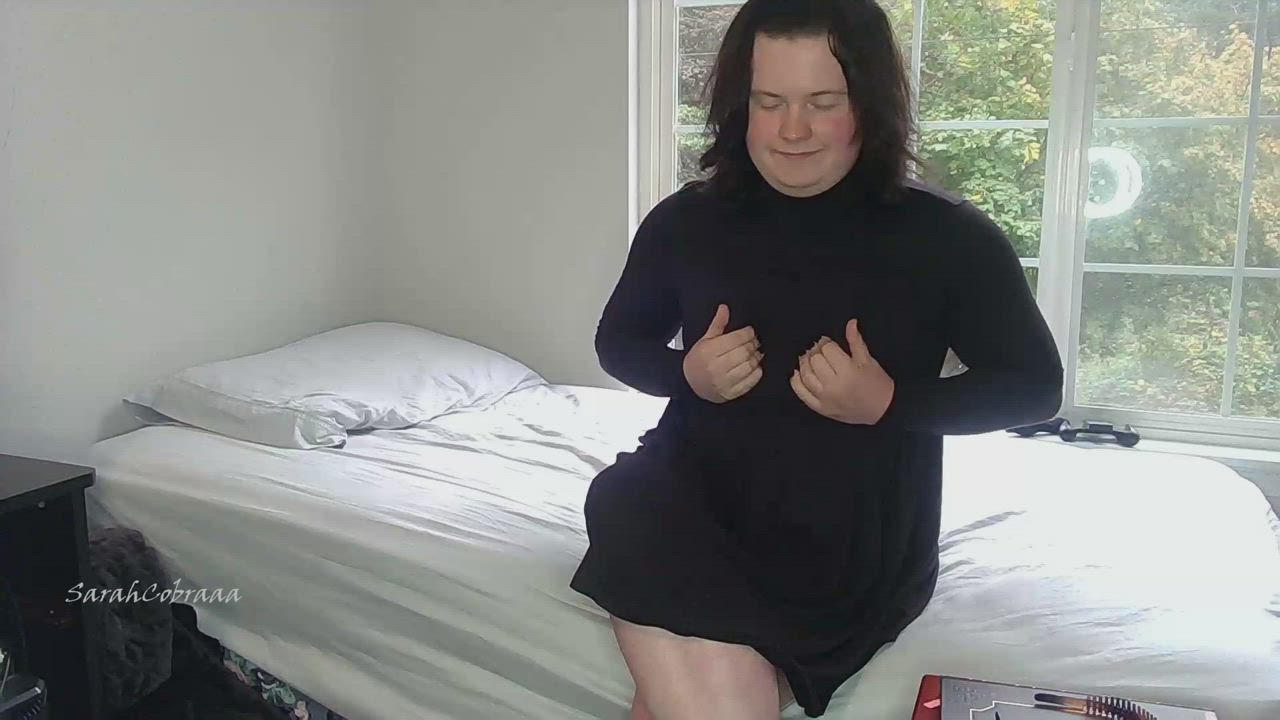 A dress and nothing else