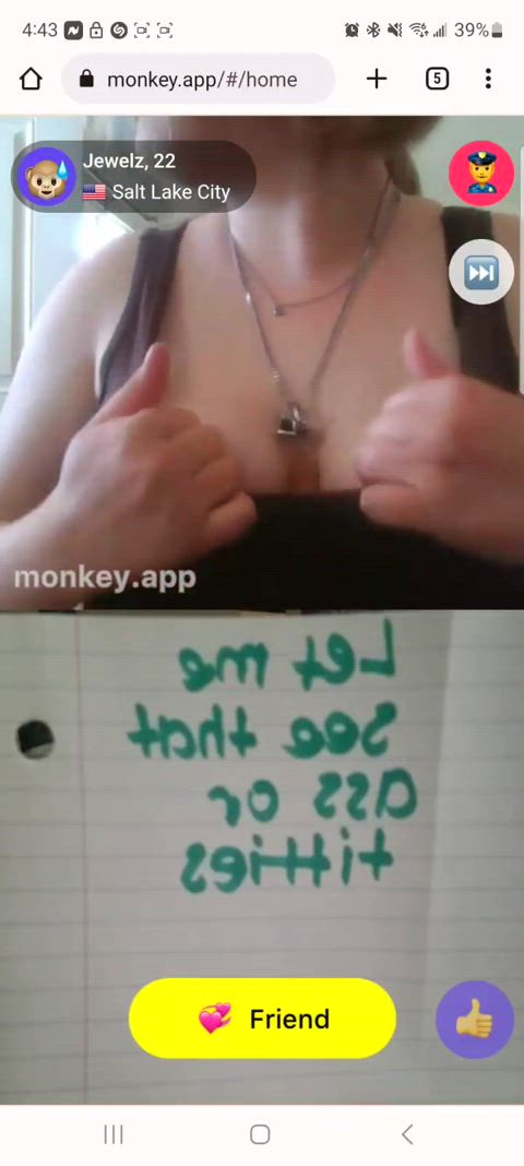 big tits boobs pawg webcam white girl gif