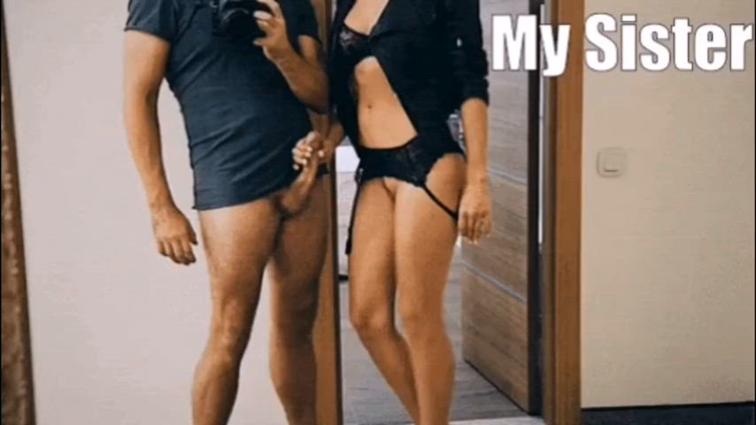 brother handjob hard sister taboo gif