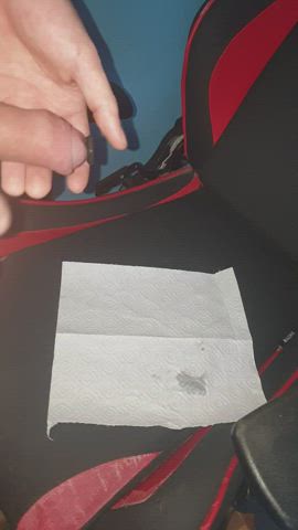 2 orgasms worth of cum damned up by my screw, completly missed the target 🤭