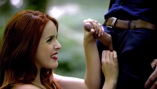 The way she looks at her Husband while sucking off his Friend